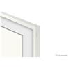 SAMSUNG 75" "The Frame" Cadre Basique Personnalisable - Blanc" une option en français canadien