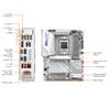 GIGABYTE X870E AORUS ELITE WIFI7 ICE AMD AM5 ATX Carte mère