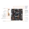 GIGABYTE B550M DS3H AC R2 AMD AM4 mATX Motherboard(Open Box)