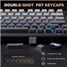 Yunzii B75 Wired RGB 75% Black Gaming Keyboard Pre Lubed Linear Switch