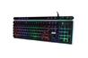 Clavier de jeu filaire rétroéclairé arc-en-ciel iCAN 104 touches
