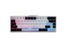 Clavier de jeu sans fil tri-mode RGB iCAN 68 touches avec interrupteur tactile
