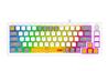 Clavier de jeu filaire RGB iCAN à 68 touches avec contrôle multimédia