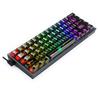 Clavier de jeu mécanique filaire Redragon K617-CTB 60 % Crystal RGB