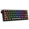 Clavier de jeu mécanique filaire Redragon K617-CTB 60 % Crystal RGB