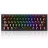 Clavier de jeu mécanique filaire Redragon K617-CTB 60 % Crystal RGB