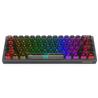 Clavier de jeu mécanique filaire Redragon K617-CTB 60 % Crystal RGB