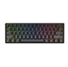 Clavier de jeu mécanique filaire RGB iCAN 60 % noir, commutateur rouge linéaire