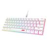 Clavier de jeu filaire arc-en-ciel iCAN CX23UL blanc, 61 touches