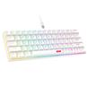 Clavier de jeu filaire arc-en-ciel iCAN CX23UL blanc, 61 touches