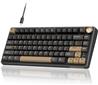 Clavier de jeu mécanique filaire RGB iCAN R75 81 touches, design à joint