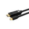 iCAN Mini DisplayPort  to HDMI 4K@30Hz, Gold Plated, 3FT, Black(Open Box)