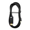 Câble iCAN Mini DisplayPort vers HDMI, 4K à 30 Hz, plaqué or, 6 pieds, noir(Open Box)