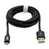 iCAN USB 2.0 Type-A Male to Micro B Male Cable, 15W, 6.6ft