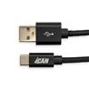 iCAN USB 2.0 Type-A Male to Type-C Male Cable, 15W, 3.3ft(Open Box)