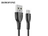 Câble de données de chargement HOCO BX51 Triumph pour Micro USB, 1m, Noir