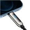 Baseus Display Fast Charging Data Cable Type-C to IP 20W 1m Black