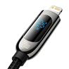 Baseus Display Fast Charging Data Cable Type-C to IP 20W 1m Black