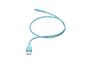 Câble en silicone iCAN USB-A 2.0 vers USB-C, M/M, 4 pieds, bleu ciel