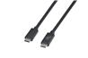 Câble iCAN Premium USB Type C vers Type C, charge rapide | 240W(48V/5A) | 480Mbps | Noir | 1M