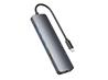 iCAN USB 3.0 8 in 1 Hub Grey