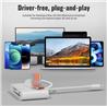 Lecteur de cartes SD/TF/CF 5 en 1 iCan TC173 avec interface Lightning/USB-A/USB-C