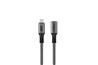 iCAN USB4 Type-C Male vers Type-C Female câble， 240W， 3,3 pi