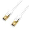 iCAN CAT7 Ethernet Cable,10Gbps 600MHz, SSTP, Gold Plated, 40FT, White(Open Box)