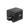 iCAN 65W 2-Port Portable GaN PD Charger with Type-C Retractable Cable