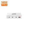 iCAN 140W 4-Port GaN Slim Wall Charger with 3 USB-C and 1 USB-A