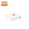 iCAN 140W 4-Port GaN Slim Wall Charger with 3 USB-C and 1 USB-A