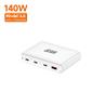 iCAN 140W 4-Port GaN Slim Wall Charger with 3 USB-C and 1 USB-A