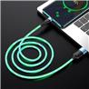 HOCO Câble USB vers Type-C «U85 Charming night», synchronisation des données de chargement, bleu