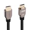 iCAN HDMI V2.1 Cable with Zinc Alloy Connectors, W/Ethernet, 3D, 8K, 48Gbps, Dynamic HDR, eARC, Game Mode VRR, M/M, 3M, Blac...