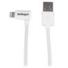 STARTECH 3 ft Angled Lightning to USB Cable - White