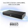 Vantec NexStar SX, Dual Bay M.2 NVMe To USB 3.2 Gen2x1, Clone Function(Open Box)