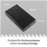 Vantec NexStar SX, Dual Bay M.2 NVMe To USB 3.2 Gen2x1, Clone Function(Open Box)