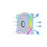 LIAN LI UNI FAN SL WIRELESS RGB LCD Blanc 3x 12cm Pack Ventilateur avec Contrôleur(Open Box)
