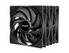 be quiet! Pure Wings 3 140 mm Ventilateur Paquet de 3 Noir