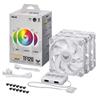 ASUS TUF GAMING TF120 ARGB Blanc 3 EN 1 120 mm Ventilateur Paquet de 3