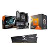 AMD R7 7800X3D CPU + GIGABYTE B650 EAGLE AX Carte mère + T-Force 32 Go D5 6000MHz CL30 RAM