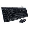 LOGITECH (MK200) - Ensemble clavier-souris filaires de bureau(Open Box)