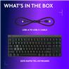 LOGITECH G515 RAPIDE TKL (80 %) Clavier de jeu, Noir