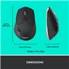 LOGITECH (M720 Triathlon) - Souris de jeu sans fil multipériphérique