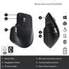 LOGITECH MX Master Droitier Souris ergonomique - black (910-006556)(Open Box)