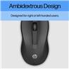 Souris filaire HP 100 - Capteur optique précis 1600 DPI - Connexion USB facile - Design ambidextre - Commande à 3 boutons et...