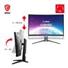 MSI MAG 31,5" WQHD incurvé Rapid VA 170 Hz 1 ms (GTG) Moniteur de jeu