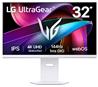 LG UltraGear 32" 4K IPS 144Hz 1ms (GtG) Moniteur de jeu blanc