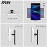 MSI 27 po 3840 x 2560 UHD 144hz/ FHD 288hz de jeuMoniteur(Open Box)