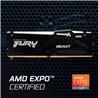 Kingston FURY Beast RGB 32GB (2x16GB) DDR5 6400MHz CL32 UDIMM